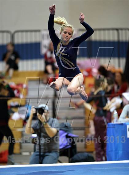 Thumbnail 1 in CHSAA 4A State Gymnastics Championships photogallery.