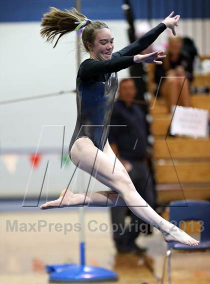 Thumbnail 2 in CHSAA 4A State Gymnastics Championships photogallery.