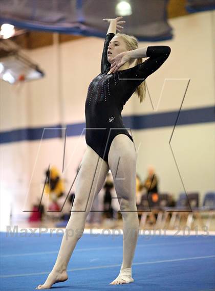 Thumbnail 1 in CHSAA 4A State Gymnastics Championships photogallery.