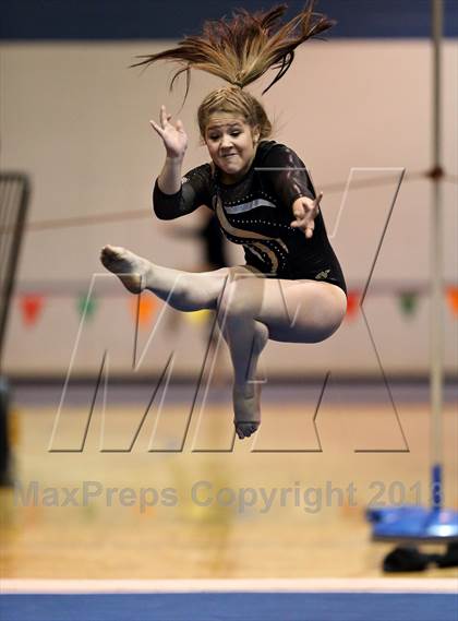 Thumbnail 1 in CHSAA 4A State Gymnastics Championships photogallery.