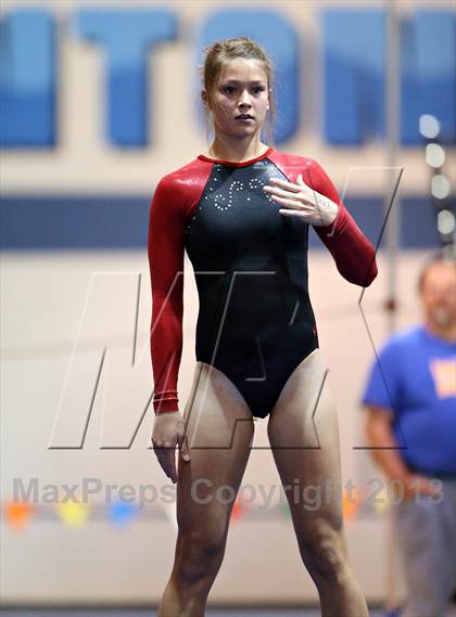 Thumbnail 3 in CHSAA 4A State Gymnastics Championships photogallery.