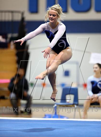 Thumbnail 1 in CHSAA 4A State Gymnastics Championships photogallery.