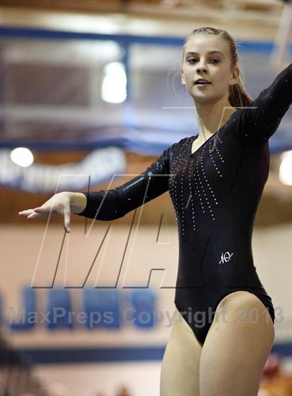 Thumbnail 1 in CHSAA 4A State Gymnastics Championships photogallery.