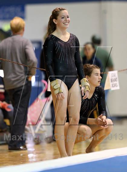 Thumbnail 3 in CHSAA 4A State Gymnastics Championships photogallery.