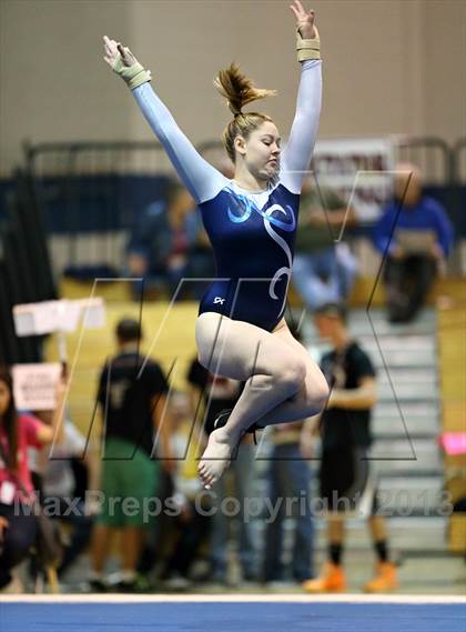 Thumbnail 3 in CHSAA 4A State Gymnastics Championships photogallery.