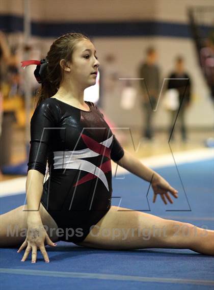 Thumbnail 1 in CHSAA 4A State Gymnastics Championships photogallery.