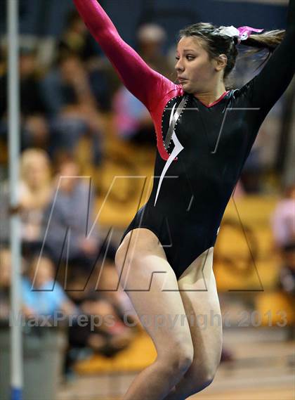 Thumbnail 3 in CHSAA 4A State Gymnastics Championships photogallery.