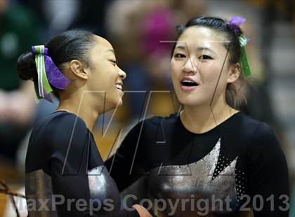 Thumbnail 2 in CHSAA 4A State Gymnastics Championships photogallery.