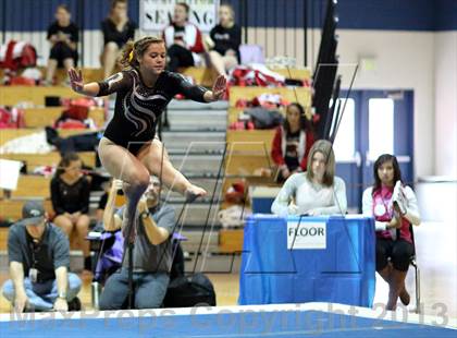 Thumbnail 3 in CHSAA 4A State Gymnastics Championships photogallery.