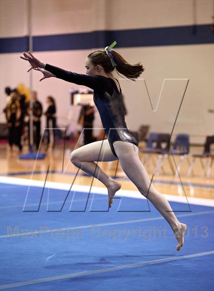 Thumbnail 1 in CHSAA 4A State Gymnastics Championships photogallery.