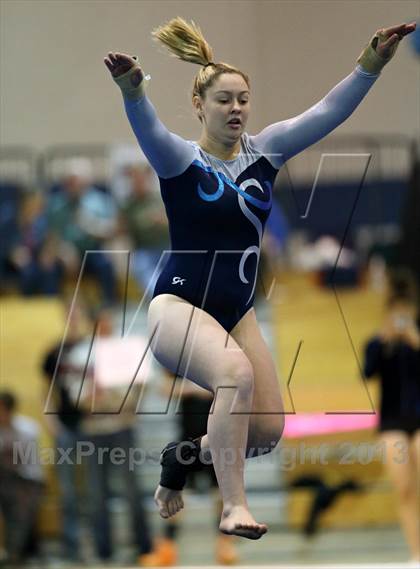 Thumbnail 1 in CHSAA 4A State Gymnastics Championships photogallery.