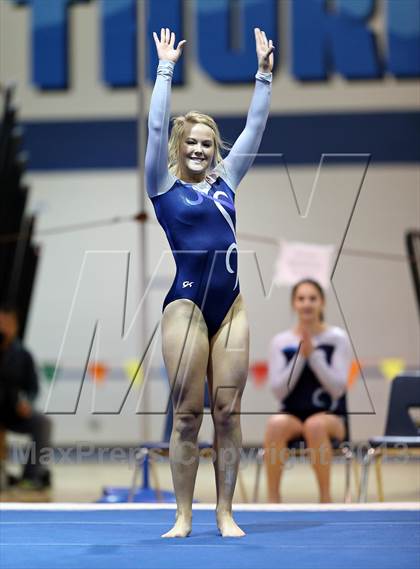 Thumbnail 3 in CHSAA 4A State Gymnastics Championships photogallery.