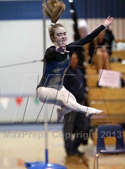 Thumbnail 3 in CHSAA 4A State Gymnastics Championships photogallery.