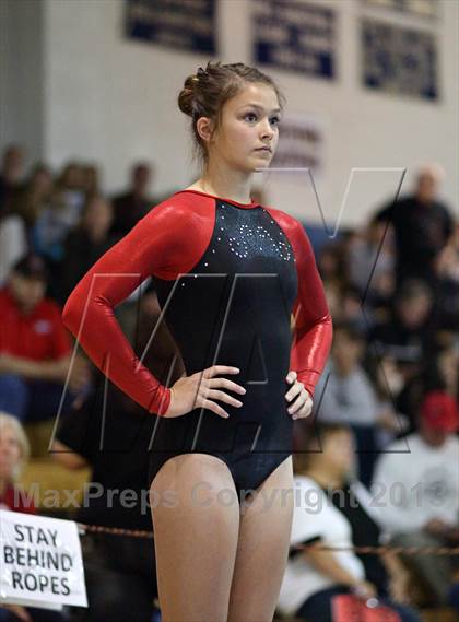 Thumbnail 3 in CHSAA 4A State Gymnastics Championships photogallery.