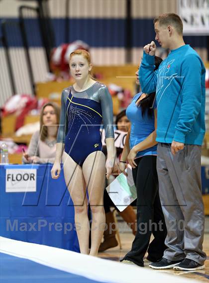 Thumbnail 1 in CHSAA 4A State Gymnastics Championships photogallery.