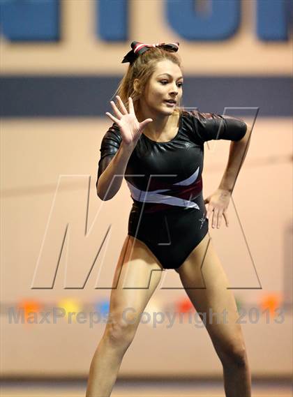 Thumbnail 1 in CHSAA 4A State Gymnastics Championships photogallery.