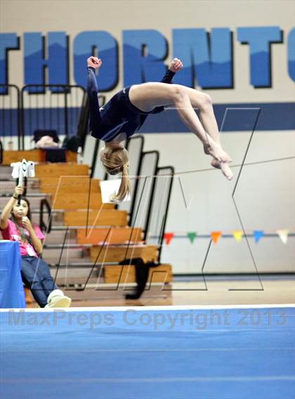 Thumbnail 2 in CHSAA 4A State Gymnastics Championships photogallery.