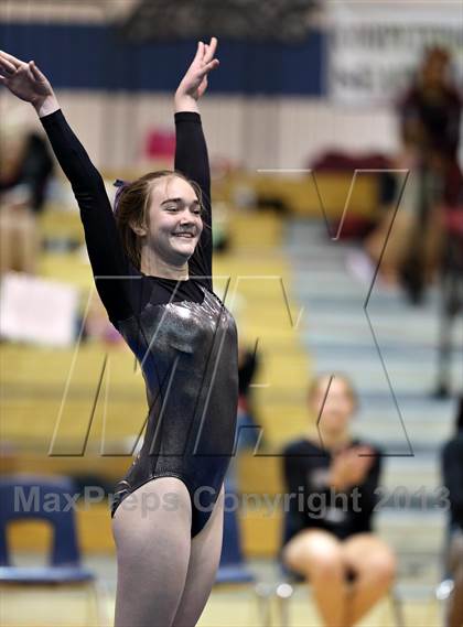 Thumbnail 3 in CHSAA 4A State Gymnastics Championships photogallery.