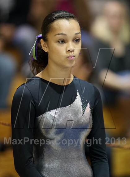 Thumbnail 3 in CHSAA 4A State Gymnastics Championships photogallery.