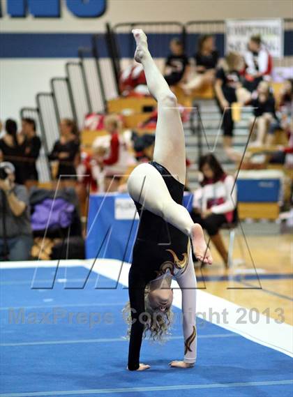 Thumbnail 3 in CHSAA 4A State Gymnastics Championships photogallery.