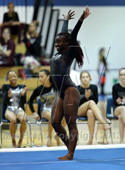 Thumbnail 3 in CHSAA 4A State Gymnastics Championships photogallery.