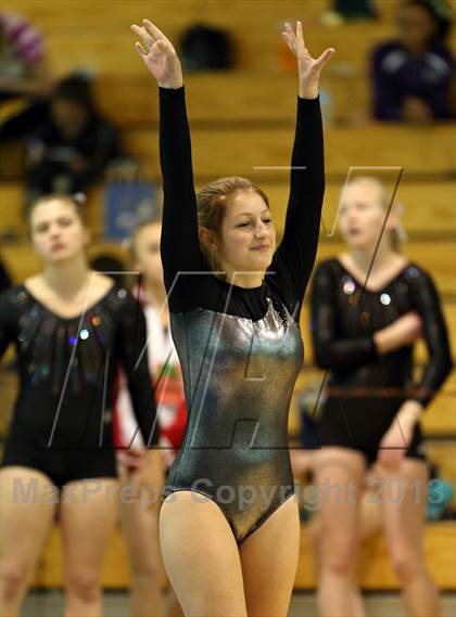 Thumbnail 2 in CHSAA 4A State Gymnastics Championships photogallery.