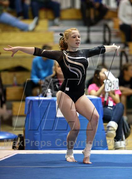 Thumbnail 3 in CHSAA 4A State Gymnastics Championships photogallery.