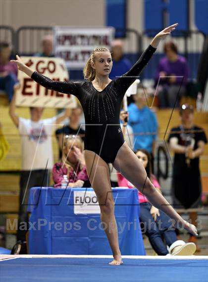 Thumbnail 1 in CHSAA 4A State Gymnastics Championships photogallery.