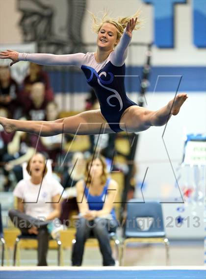 Thumbnail 1 in CHSAA 4A State Gymnastics Championships photogallery.