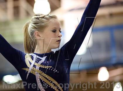 Thumbnail 3 in CHSAA 4A State Gymnastics Championships photogallery.