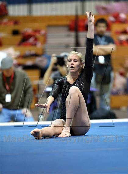 Thumbnail 3 in CHSAA 4A State Gymnastics Championships photogallery.