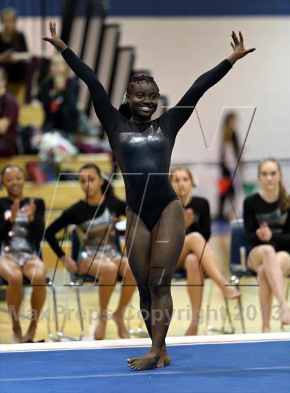 Thumbnail 1 in CHSAA 4A State Gymnastics Championships photogallery.