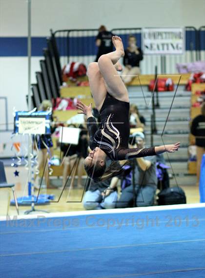 Thumbnail 3 in CHSAA 4A State Gymnastics Championships photogallery.