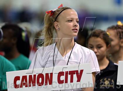 Thumbnail 3 in CHSAA 4A State Gymnastics Championships photogallery.