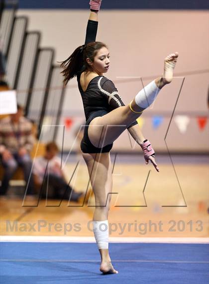 Thumbnail 3 in CHSAA 4A State Gymnastics Championships photogallery.