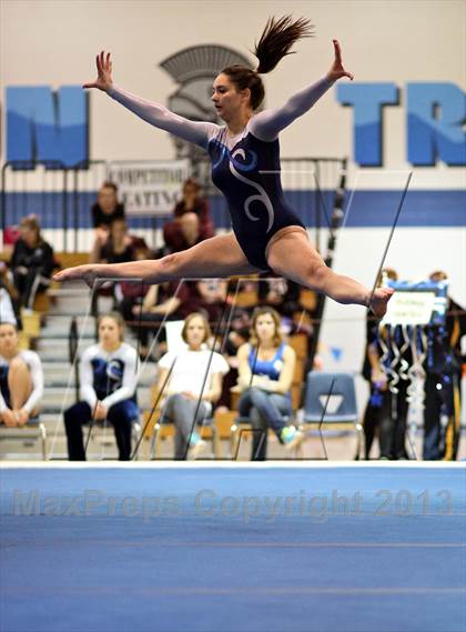 Thumbnail 2 in CHSAA 4A State Gymnastics Championships photogallery.