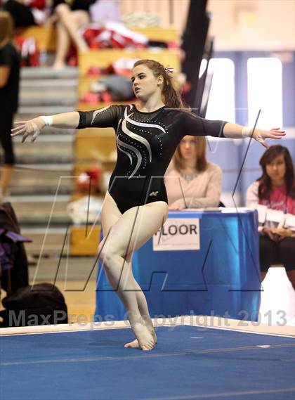 Thumbnail 3 in CHSAA 4A State Gymnastics Championships photogallery.