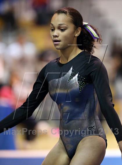 Thumbnail 2 in CHSAA 4A State Gymnastics Championships photogallery.