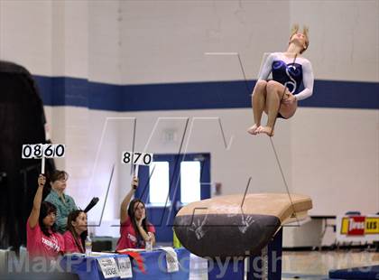 Thumbnail 3 in CHSAA 4A State Gymnastics Championships photogallery.