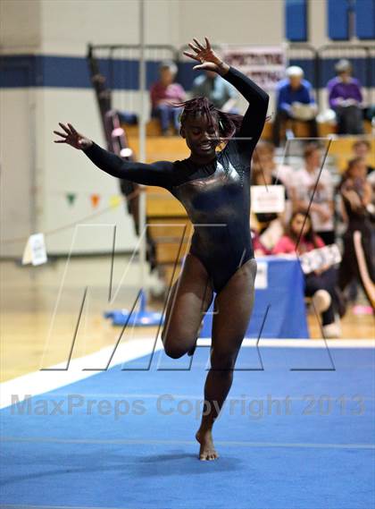 Thumbnail 1 in CHSAA 4A State Gymnastics Championships photogallery.