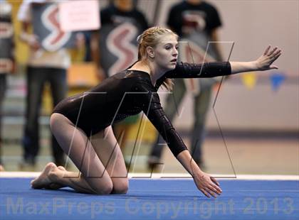 Thumbnail 1 in CHSAA 4A State Gymnastics Championships photogallery.