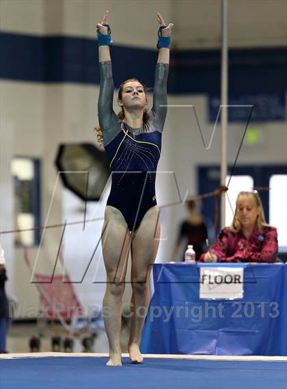 Thumbnail 1 in CHSAA 4A State Gymnastics Championships photogallery.