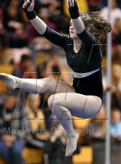 Thumbnail 2 in CHSAA 4A State Gymnastics Championships photogallery.