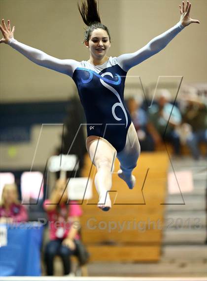 Thumbnail 1 in CHSAA 4A State Gymnastics Championships photogallery.