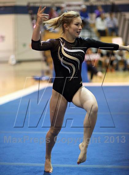 Thumbnail 1 in CHSAA 4A State Gymnastics Championships photogallery.