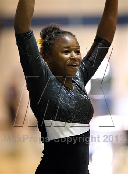 Thumbnail 1 in CHSAA 4A State Gymnastics Championships photogallery.