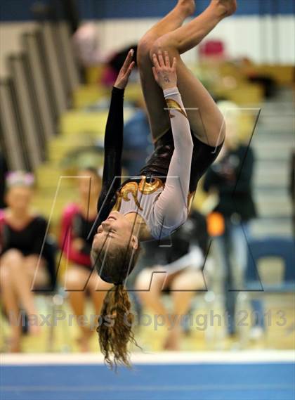 Thumbnail 1 in CHSAA 4A State Gymnastics Championships photogallery.