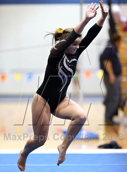 Thumbnail 3 in CHSAA 4A State Gymnastics Championships photogallery.