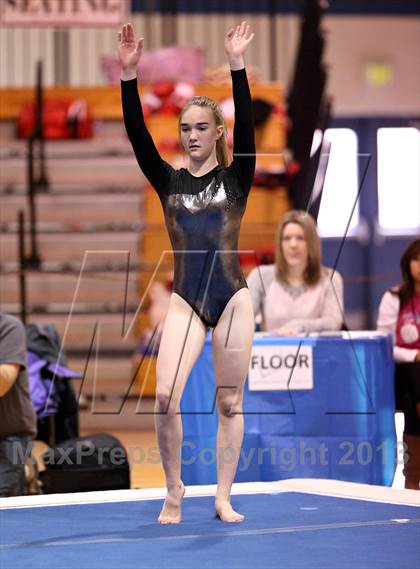 Thumbnail 1 in CHSAA 4A State Gymnastics Championships photogallery.