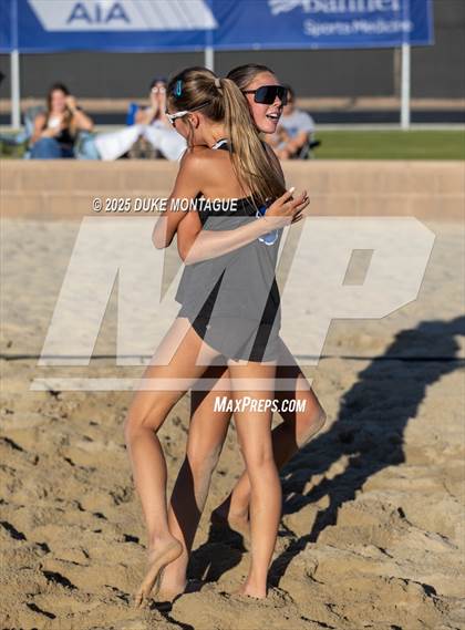 Thumbnail 3 in Fountain Hills vs Saguaro (AIA Pairs D-II Semifinals) photogallery.